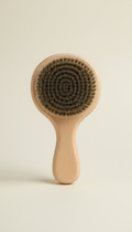 Ergonomic Grooming Brush Natural Bristles
