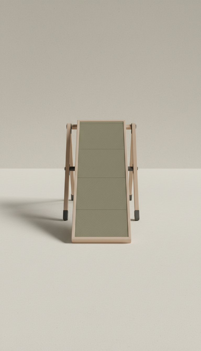 Adjustable Dog Ramp Neutral Finish